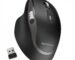Amazon Basics Ergonomic Wireless Mouse, Bluetooth + 2.4 GHz, Silent Clicks, Side Scroll Wheel, 5 Adjustable DPI Settings up to 4800, Connects up to 3 Devices, Rechargeable, For PC, Mac, Laptop (Black)