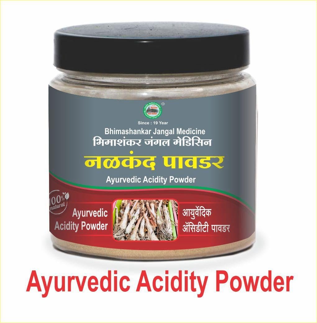 Bhimashankar Jungle Medicine,Ayurvedic Bloating,acidity,&constipation relief |High Protein|Prebiotic fiber| low carbs |Aids in managing blood sugar levels |Neutral in taste |Add only (150 Gram),Daily Nutrition | Improves Digestion & Immunity | Multivitamin Supplement, नळकंद ऍसिडिटी पावडर 150 ग्रॅम