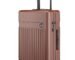 EUME Classic Check-in Trolley Bag Medium Size for Travel 65 Cm Cambridge Brown | Polycarbonate (PC) 8 Hinomoto Wheels Suitcase | Travel Bags for Luggage Trolley
