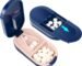 TRIDEX Portable Pill Box with Tablet Cutter | Compact Medicine Storage Case with Pill Splitter | Travel Tablet Organizer for Home, Office & Daily Carry | Multicolour (PACK OF 1)
