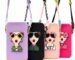 Mobile Phone Pouch with Adjustable Neck Strap | Soft Silicone Crossbody Phone Holder Bag for Men & Women | Portable Compact Mini Shoulder Bag for Mobile, Cash, Cards & Keys(1 Pcs, Multicolor)