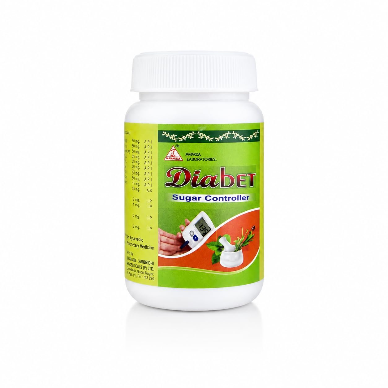 Diabet Sugar Controller Ayurvedic Capsules, 500 mg