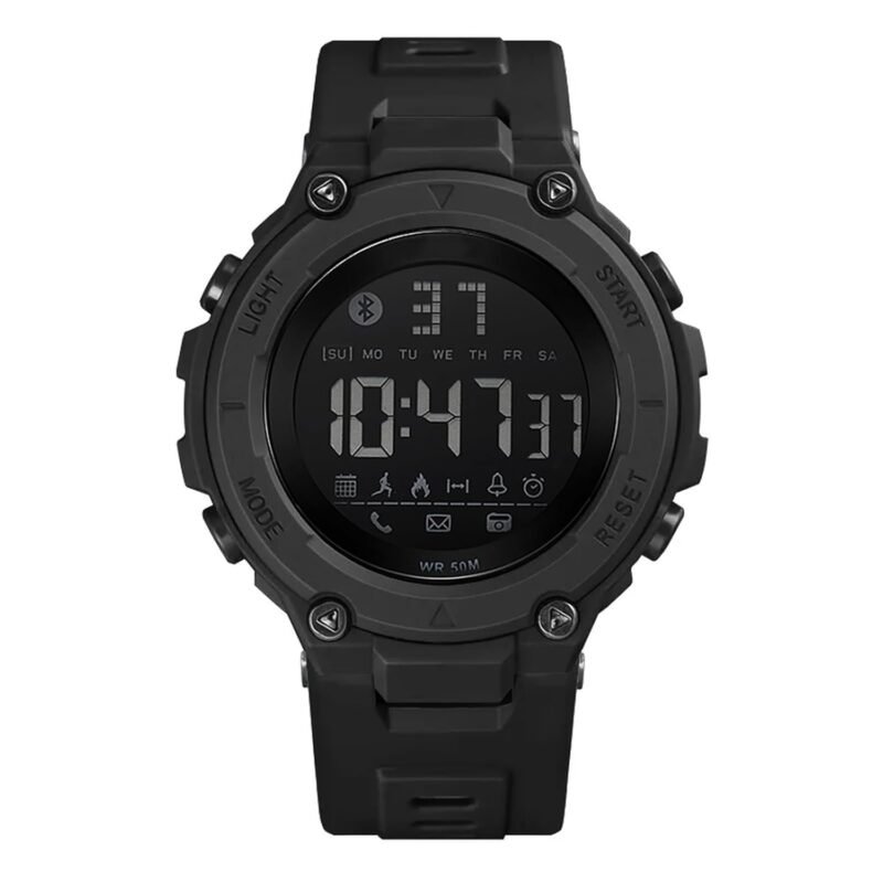 Shocknshop Digital Sports Watches for Men Black Dial Men Watch with Silicon Strap -W78