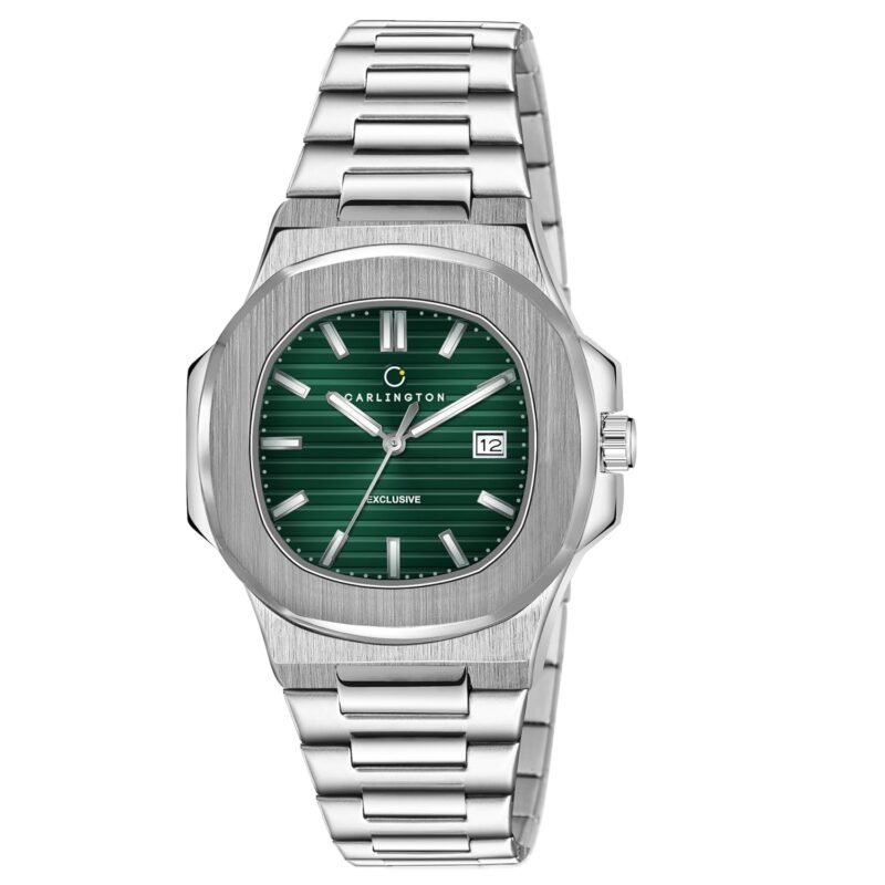 Carlington Stainless Steel Analog Wrist Watches for Men-Ct 8822