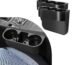 Augeny 2 PCS Car Cup Holder, Multifunctional Portable Center Console Armrest Storage Box Cup Holders, Vehicle Seat Gap Organizer for Mug Bottle Cell Phones Keys Coffee Coasters Cards (Black)