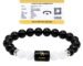 Black Obsidian and Milky Quartz Bracelet for Scorpio वृश्चिक राशि Zodiac