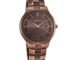 Titan Classique Slimline Brown Dial Analog with Day and Date Stainless Steel Strap Watch for Men-NS90142QM05