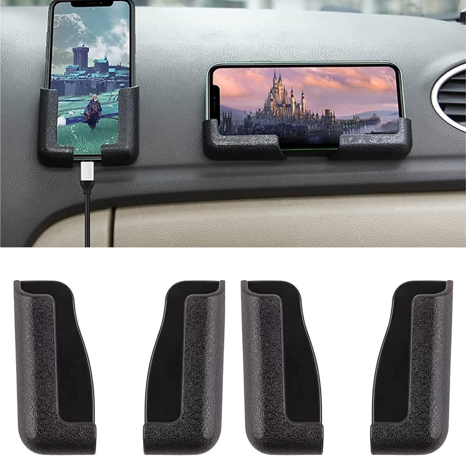 Multifunctional Mobile Phone Bracket - New Self Adhesive Dashboard Mount Car Phone Holder, Car Mobile Holder Mount for All Mobile Phones