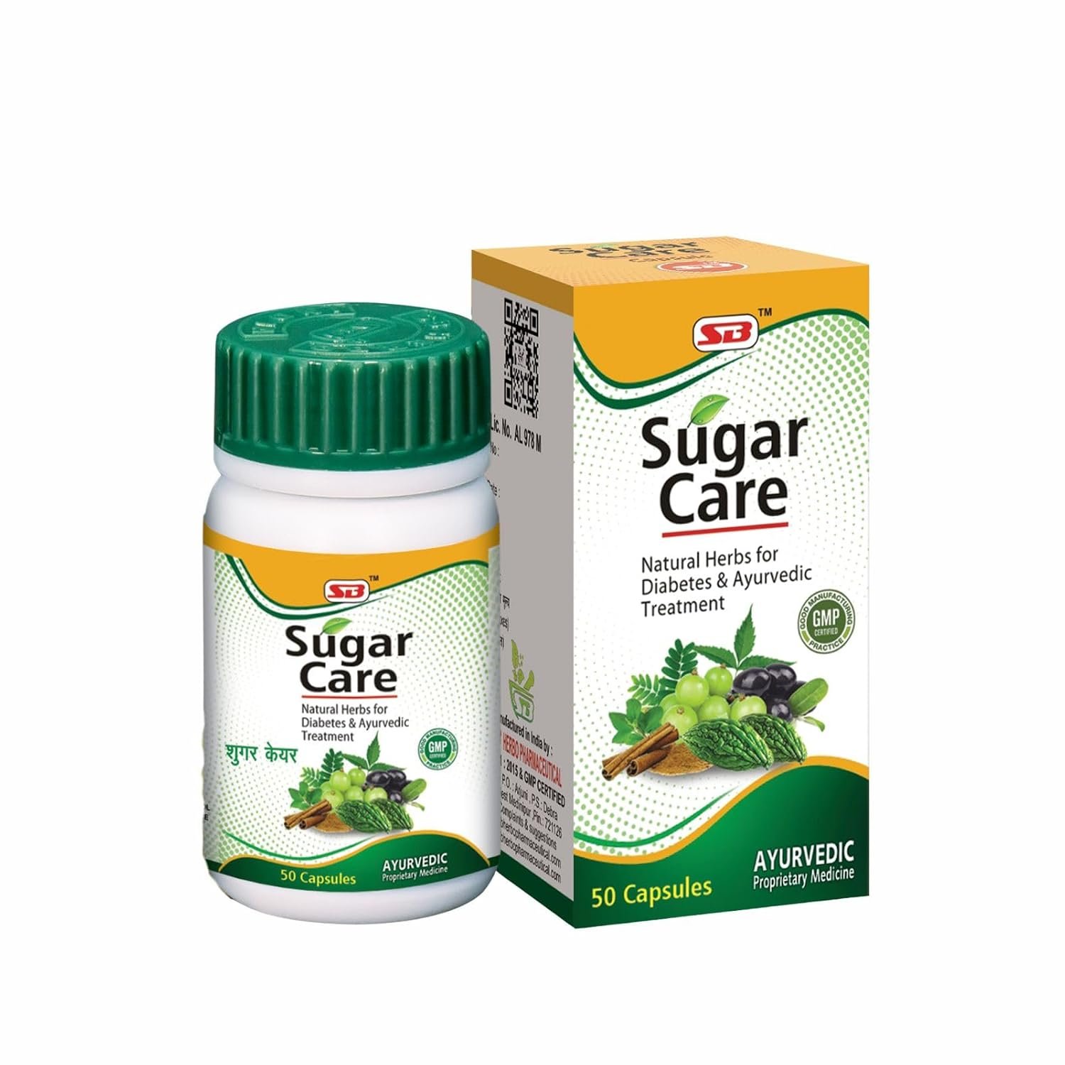Ayurvedic Sugar Care Capsule with Natural Herbs For Diabetes | 50 capsule