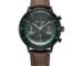 Titan Light Leathers Quartz Multifunction Teal Green Dial Brown Leather Strap Watch for Men - NT90171NL01