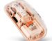 Acer Clearview Transparent Wireless Mouse with Triple-Mode Connectivity, Silent Click Tech, Metal Scroll Wheel,1600 DPI Optical Sensor, USB-C Charging, Compatible Windows, MacOS, iOS, Android-Peach