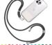 TBOC Cell Phone Lanyard - Adjustable Length Phone Lanyard - Neck Phone Holder - Phone Strap Crossbody - White Ice Pad