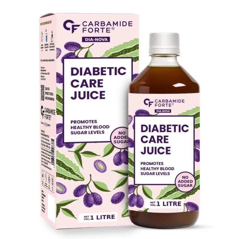 Carbamide Forte Diabetic Care Juice - 1L | Sugar Control Juices | Diabetic Juice with Amla, Neem, Karela, Jamun + 7 Ayurvedic Medicine Herbs to Manage Sugar Levels