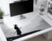 Silent Ronin XXL Gaming Deskmat 900x450mm – Minimalist Samurai Mouse Pad