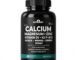 Nutrasium Calcium Magnesium Zinc Tablets with Vitamin D3, Vitamin K2-7 & Vitamin B12 | Alfalfa, Moringa & Bamboo Extract | High Absorption Mineral & Vitamin Supplement | 60 Tablets