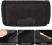Phone Holster for Men – 6.8'' Nylon Belt Clip Pouch with Card Holder | Mobile Purse Holster Case for All Phones – Large Capacity, Durable & Lightweight (Black, XXL)