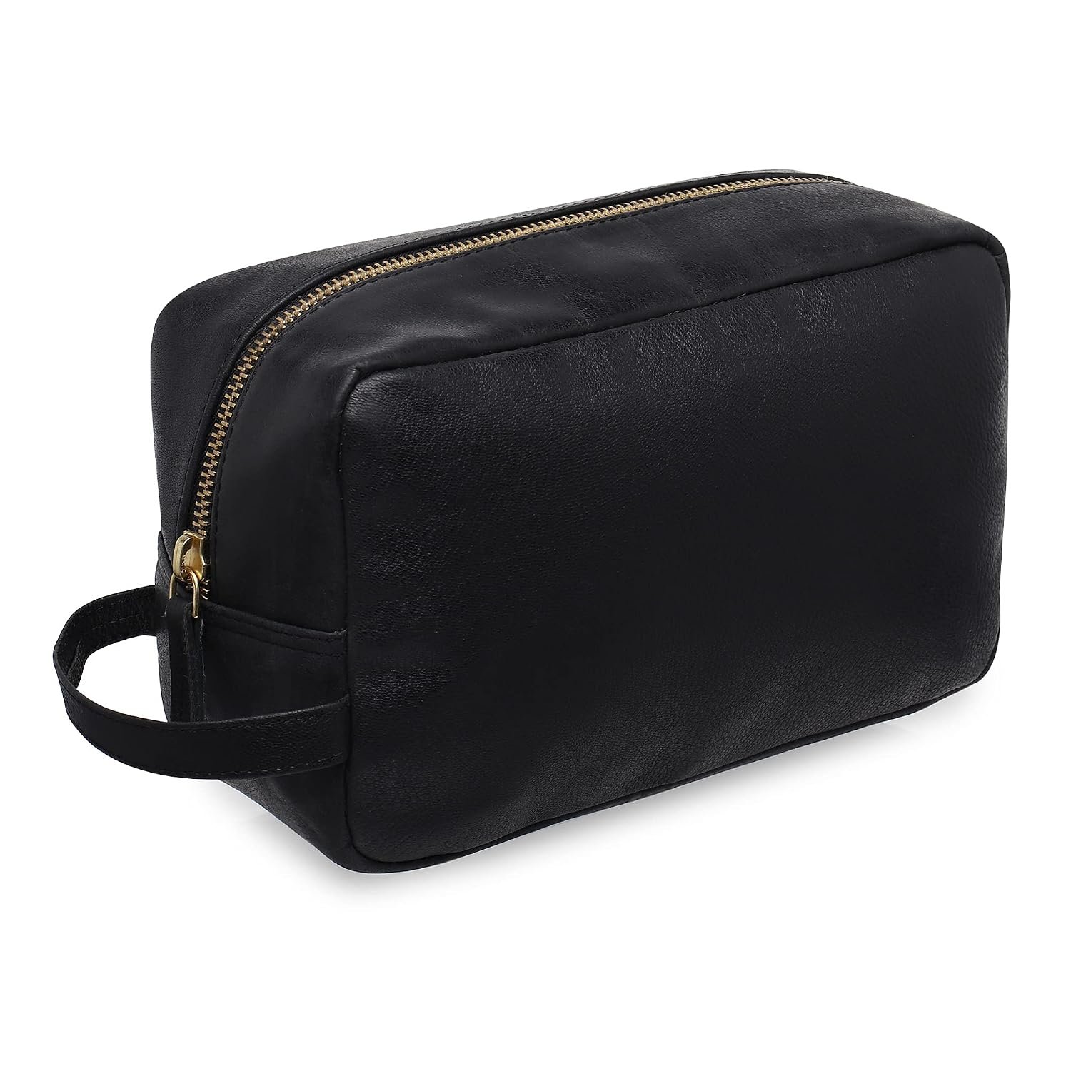 RUBAB MEN 100% Genuine Leather Toiletry Kit Travel Pouch | Bomber Edition
