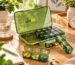 Medicine Organizer 7 Day Pill Holder With Separate AM Noon Night Compartments, Large Capacity Weekly Medication Storage Box with Removable Containers for Tablets, Capsules, Portable Travel Case