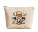 Canvas Medicine Bag for Travel & Home | Portable Medicine Storage Pouch with Zipper | First Aid Organizer Bag | Lightweight & Reusable [ 1-PCS ]