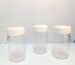 SHREE MAHA Pills Containers with White Flip Top Cap Multi-Functional - Portable Travel Pill Box, Medicine Container for Cutting Tablets, 50ml (Pack of 6)