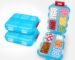 Solitude Pack of 2 Pill Box with 10 Compartments Each | Medicine Box for Travel, Small Portable Pill Organizer | Tablet Box for Medicine, Vitamins & Supplements (Light Blue)