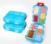Solitude Pack of 2 Pill Box with 10 Compartments Each | Medicine Box for Travel, Small Portable Pill Organizer | Tablet Box for Medicine, Vitamins & Supplements (Light Blue)