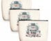 DRUDRAYA Canvas Medicine Pouch | Printed Medicine Storage Bag (Pack of 3)