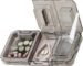 3 in 1 Pill Cutter Splitter & Crusher with Storage | Sharp Stainless Steel Blade for Tablets, Vitamins & Pills | Travel Size Medicine Organizer