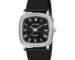 Matrix Boys Mens Black Dial Black Band Iconic Square Dial with Softest Silicone Strap Analog Wrist Watch