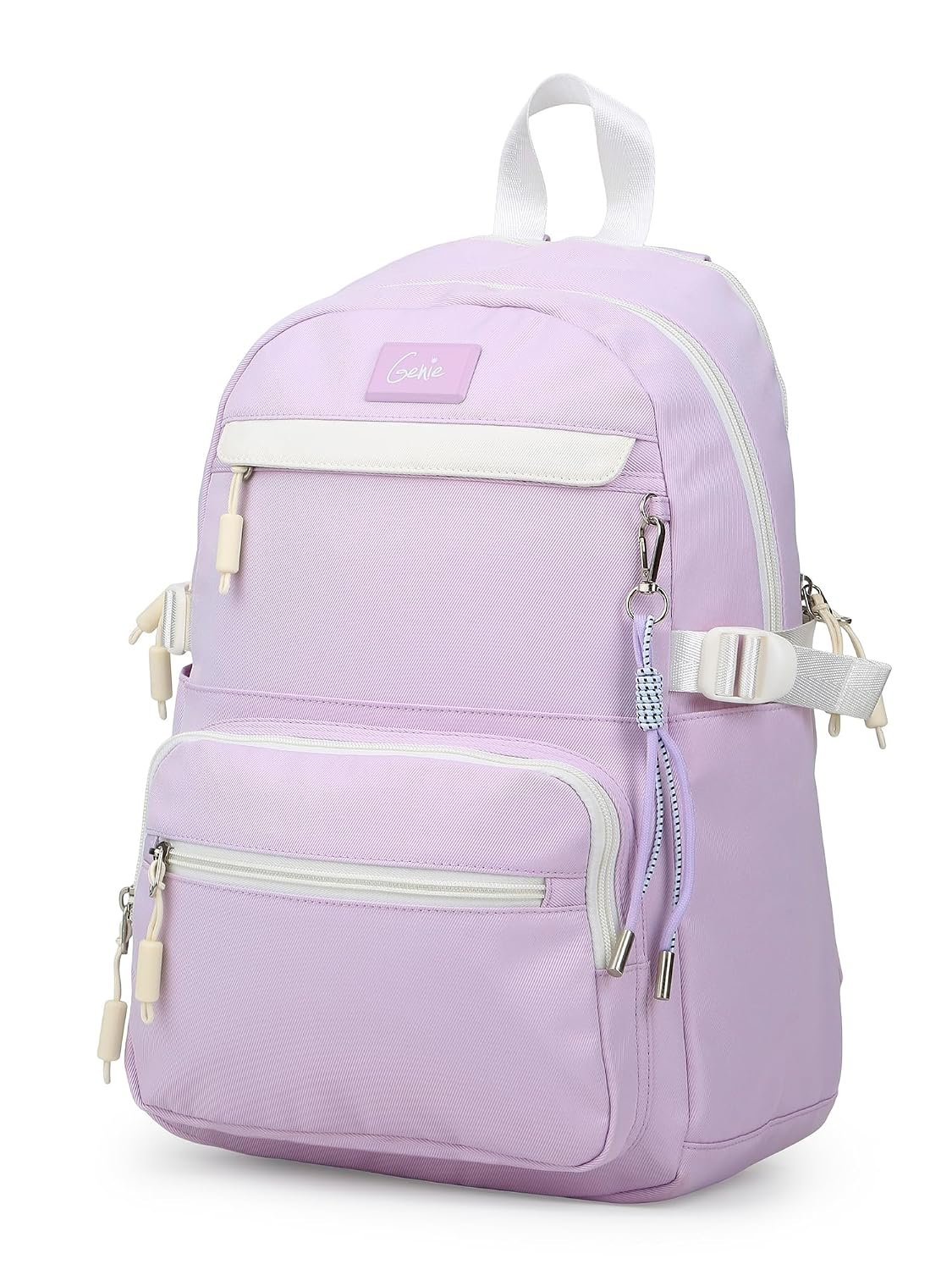 Genie Berry Laptop Backpack for Girls (27L) | Modern Office, College & Travel Laptop Backpack | Multi-Compartment, Padded Laptop Sleeve | Lavender