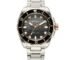 Titan Zero Hour Diver's 300m Automatic Analog with Black Dial Silver Stainless Steel & Black FKM Strap Watch for Men - 10069KM02