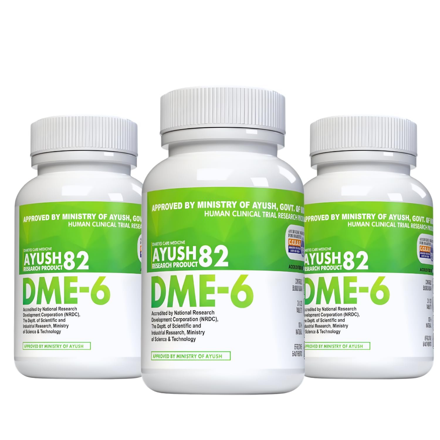 Ayush 82 DME-6 | Diabetes Care Ayurvedic Medicine | Supports Healthy Blood Sugar Levels | Approved by Ministry of AYUSH | 3 Month Course, 360 Tablets