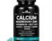 Nutrasium Calcium Magnesium Zinc Tablets with Vitamin D3, Vitamin K2-7 & Vitamin B12 | Alfalfa, Moringa & Bamboo Extract | High Absorption Daily Mineral & Vitamin Supplement | 120 Tablets