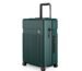 EUME Classic Check-in Trolley Bag Medium Size for Travel 65 Cm, Forest Green | Polycarbonate (PC) 8 Hinomoto Wheels Suitcase | Travel Bags for Luggage Trolley