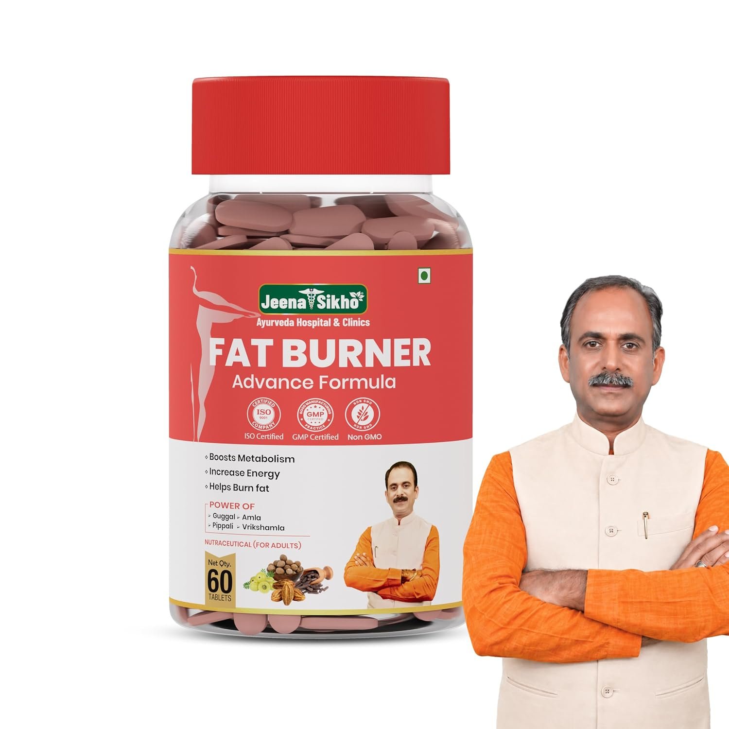 Jeena Sikho Fat Burner Advance Formula, 60 Tablets