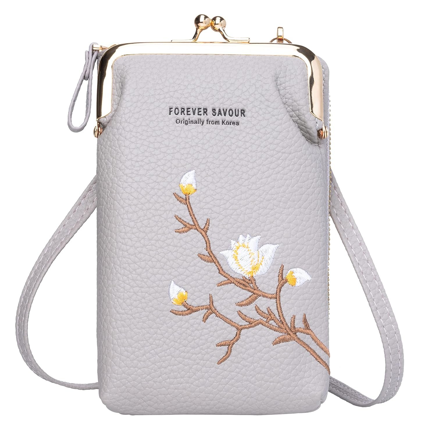 INOVERA (LABEL) Faux Leather Sling Bag for Women - Small Cross-Body Bags for Mobile, Cell Phone, Cash & Card - Girls Hand Purse Pouch