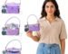 Phone Cover Case Crossbody Wallet Purse, Phone Cover with Card Slot Strap, Slim Designer Case for, Fashion I Phone 17 Pro Max Case for Women | Purple