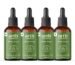 Arth Bitter Drops Weight Management Supplement - 60 Days Pack | Reduces Cravings Naturally | Improves Digestion & Bloating | With 14 Herbal Bitters, Karela, Dry Ginger, Haldi | 4 x 50ML