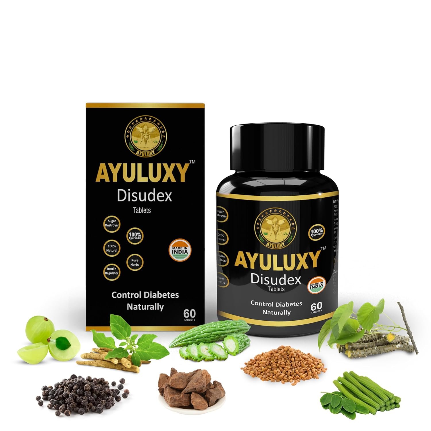 Disudex Tablets | Lab Certified | 24 Herbs | Control Blood Sugar
