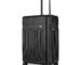 EUME Classic Check-in Trolley Bag Medium Size for Travel 65 Cm, Charcoal Black | Polycarbonate (PC) 8 Hinomoto Wheels Suitcase | Travel Bags for Luggage Trolley